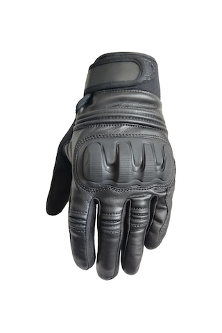 Venom Eldiven 8010 Deri Motosiklet Eldiveni Siyah