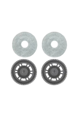 Xurunkeji Dreame L20 Ultra/x20 Pro/xiaomi Mijia M30s Robot Süpürge Paspas Tahtası Temizleyici Paspas Seti İçin 2 Paspas Tutucu Ve 2 Bez