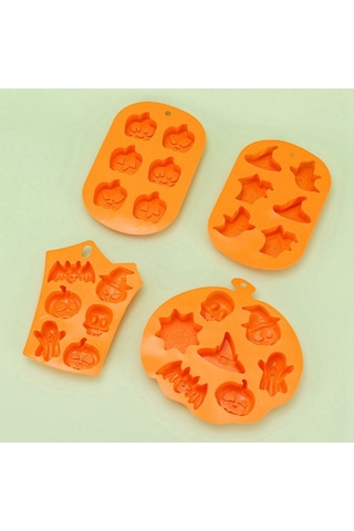 Gildedwill Cadılar Bayramı Kek Kalıbı Hayalet Bebek Balkabağı Pişirme Kalıbı Kendin Yap Kurabiyeler Kurabiye Kalıpları