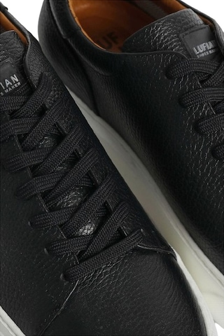 Lufian Tommy Erkek Deri Sneaker Ayakkabı - Siyah 111230187100100 Siyah