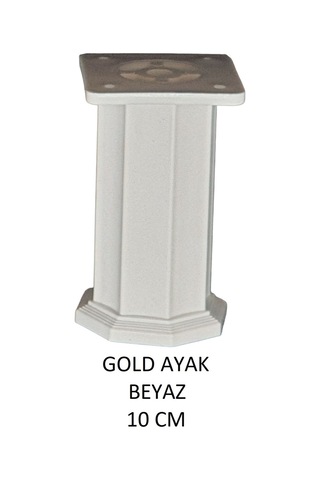 Gold Ayak 10cm Vidalar Dahil Beyaz Beyaz