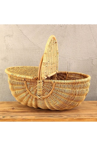 Diğer Bohem Large Boy Piknik Sepeti, Brunch Sepeti, Dekoratif Sepet, Iskandinav, Modern, Rattan Diğer