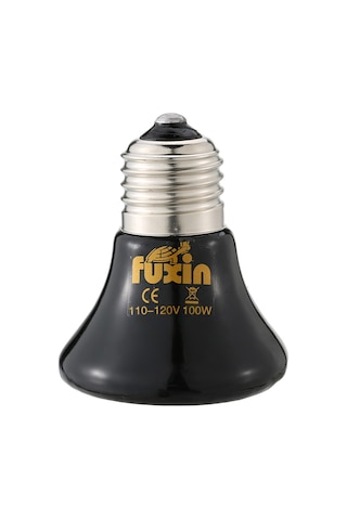 Vkemall 110v 100w E27 Infrared Seramik Isıtıcı Ampulü - Evcil Hayvanlar İçin Konforlu Isı Kaynağı Şeffaf