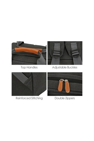 Novahub 3 Parçalı Laptop Çantası Seti - Seyahat, Okul Ve İş İçin Şık Ve Fonksiyonel Gri, Çanta Kombinasyonu Gri