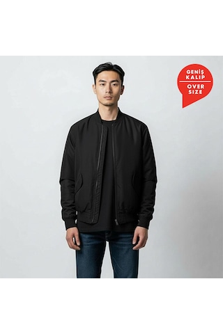 Only & Sons Only&sons Onsrussel Padded Bomber O Siyah Erkek Ceket 000000000102482077 Siyah