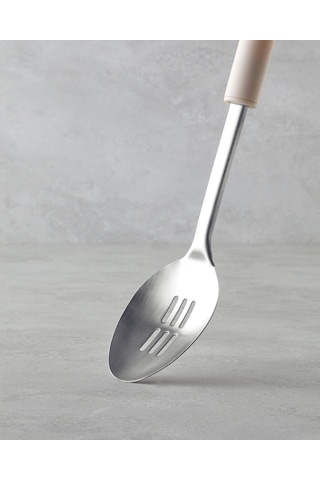 English Home Maisy Paslanmaz Çelik Izgara Kaşık Servis Gereci 32 Cm Krem Krem