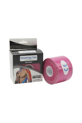 Kinesio Bant Sporcu Bandı 5 CM x 5 M Pembe