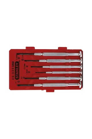 Stanley St166039 Saatçi Tornavida Seti, 6 Parça