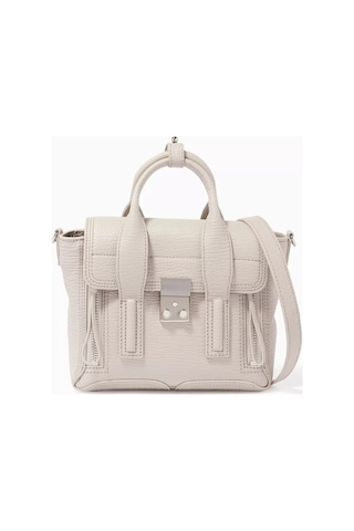 3.1 Phillip Lim Mini Pashli Beyaz Çanta Lüks Deri, Ikonik Tasarım Ve Altın Renk Detaylar El Çantası 26