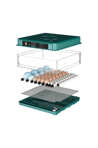 Epilons Profesyonel 130 Yumurtalık Otomatik Kuluçka Makinesi Tavuk Bıldırcın Güvercin Kaz Hindi Wi-fi Kamera