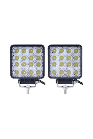 2 Adet 16 Ledli Sis Farı Çalışma Lambası 12 Volt