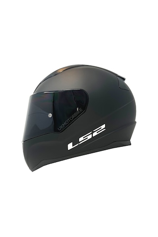 Ls2 Rapıd 2 Mat Siyah Kapalı Motosiklet Kaskı Siyah Camlı