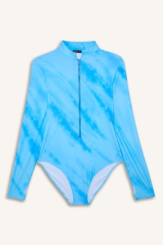 Defacto Regular Fıt Desenli 5li Burkini Mayo G9525ax26hsbe168 Mavi-be168