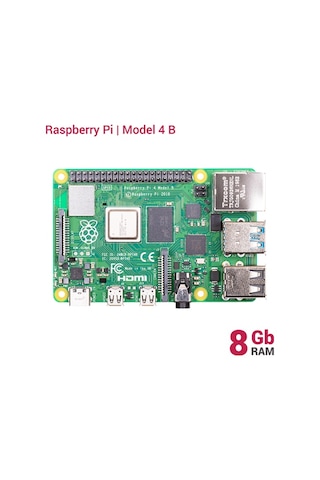 Robotizmo Raspberry Pi 4 8Gb Model B Yeni Versiyon