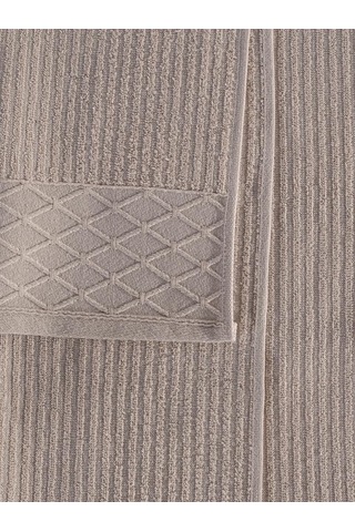Cumba %100 Pamuk 3 Lü Havlu Takımı - 30x50, 50x90, 70x140 Bej