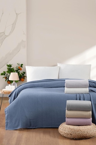 Mulberry Hasır Pike Tek Kişilik Yatak Örtüsü 170x230 Cm 001