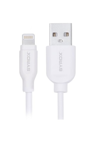 Syrox Lightning Apple iPhone Uyumlu Hızlı Şarj Ve Data Kablosu Syrox Ürünü
