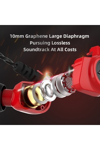 Willowhaven Qkz Sk5 Kulaklık, Mikrofonlu, 3.5mm Altın Kaplı, Mavi Sk5 Sk5