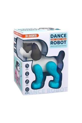 Ctoy Işıklı Sesli Dans Eden Robot Köpek Mavi 1112 Köpek