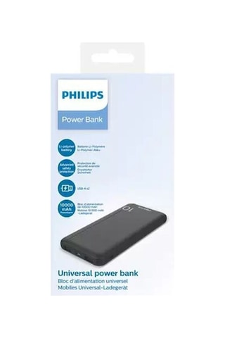 Philips Uyumlu Dlp1810cb 10.000 Mah Hızlı Şarj Edebilen Powerbank 2x Usb-a, Usb-c Girişli