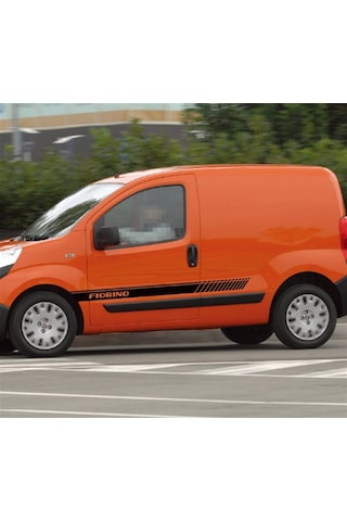 Fiat Fiorino Yan Kapı Şerit Sticker Etiket Modeli