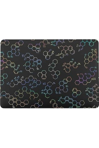 Ebitda Macbook Air 13 Inç 2022 Uyumlu Şeffaf Siyah Soğuk Damgalama Sert Kabuk - Dayanıklı Ve Hafif Çok Renkli