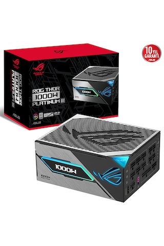 Asus Rog Thor 1000w Platınum Iıı 80 Plus Atx 3.1 10 Yıl Garanti