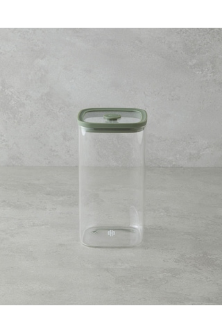 English Home Simone Borosilikat Kavanoz 1300 Ml Yeşil Yeşil