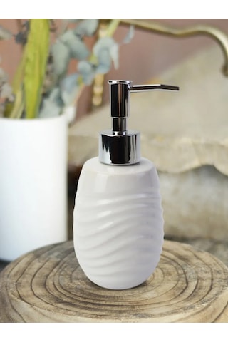 Nd Home Banyo Seti 3 Parça Dozajlayıcı/hazne/sabunluk 386184905 Beyaz