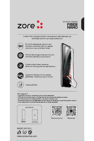 Zore Xiaomi Redmi K30 Pro Uyumlu Fiber Nano Ekran Koruyucu