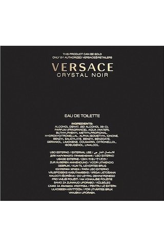 Versace Crystal Noir Edt 50ml Kadın Parfüm Sku: Smg8690010451514