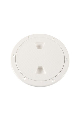 A5942 6 İnç Tekne / Yat Yuvarlak Güverte Kapağı Kapak Kılıfı Vidalı