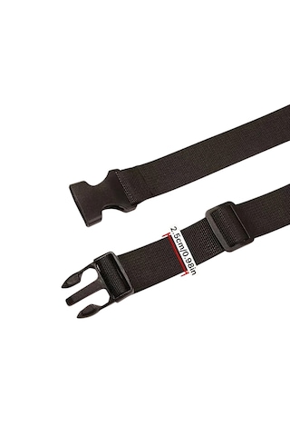 Ayarlanabilir Seyahat Bagaj Kemeri Siyah