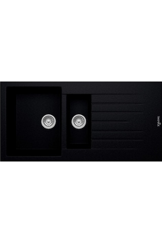 Granit Eviye Harlem T2 Siyah 100x50 Siyah