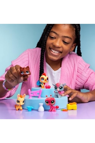 Littlest Pet Shop Minişler 5& 39 Li Figür Seti S1 - Minişler Çiftlikte