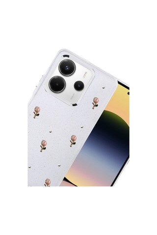 Xiaomi Redmi Note 14 4g Uyumlu Fiyonk Desenli Kapak - Desen 6 Renkli
