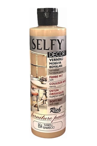 Rich Selfy Decor Vernikli Boya 240 Cc 854 Bambu