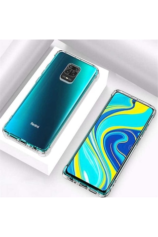 Xiaomi Redmi Note 9 Pro Köseleri Airbagli Antisok Seffaf Kilif 232687826 - Kampanya / Cam Ekran Koruyucu(+15)