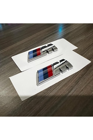 Çamurluk Bmw M Amblem Logo, Krom Metal, 1. Sınıf