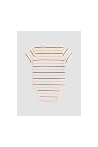 Lc Waikiki Alıta Cıty Farkıyla Lcw Baby Ekru Oval Yaka Erkek Bebek Çıtçıtlı Body 2'li Ekru - 929719904 Ekru