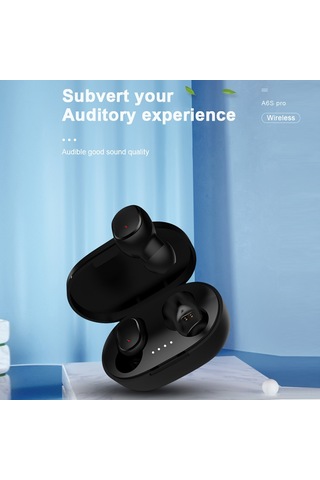 Springsun A6s Pro Bluetooth 5.0 Kulak İçi Kulaklık, Ipx4 Su Geçirmez, Akıllı Dokunmatik Kontrol, Uzun Pil Ömrü, Hd Konuşma, Spor İçin Mavi