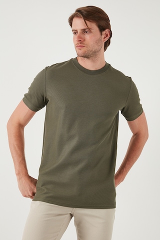 Buratti Pamuklu Regular Fit Bisiklet Yaka Basic Erkek T Shirt 5902387 Haki