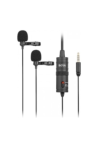 Boya BY-M1DM Çok Yönlü İkili Yaka Mikrofonu