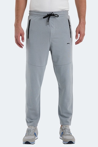 Slazenger Ones In Erkek Fermuar Cepli Gri Eşofman Altı Gri