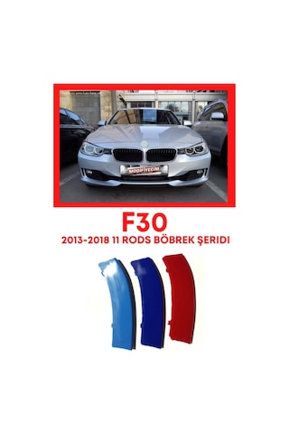 Bmw F30 3 Serisi 2013 2018 M Uyumlu Stil Panjur Böbrek Şeridi 11 Şerit Panjura Uyum