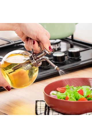 Perotti 15729 350 Ml Cam Yağlık Sirkelik Yağdanlık Şişesi Pembe