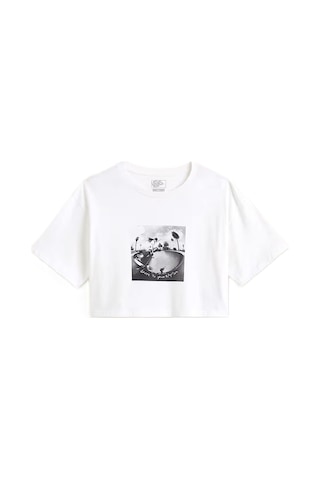 Vans Rhythm Relaxed Crop Ss Kadın Beyaz - Vn000rch