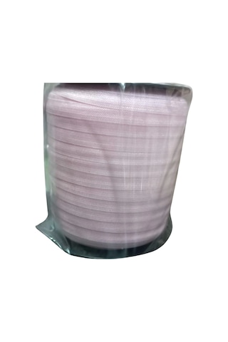 Çamaşır Lastiği Düz 1 Cm 1 Metre Açık Pembe
