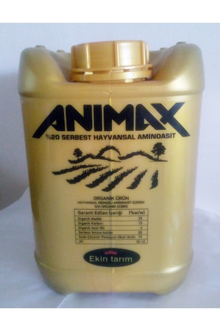Anımax 5 L - %20 Serbest Hayvansal Aminoasit Içeren Sıvı Gübre Anımax 5 L - %20 Serbest Hayvansal Aminoasit Içeren Sıvı Gübre