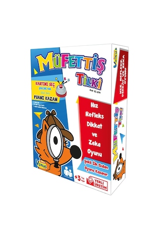 Dedektif Oyunu - Müfettiş Tilki Oyunu - 70 Kartlı - 9 Baskılı - 1